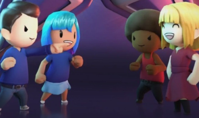 友達と盛り上がる